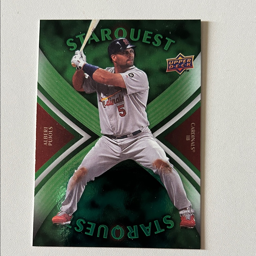 Upper Deck Starquest Baseball Card Albert Pujols